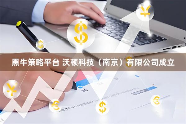 黑牛策略平台 沃顿科技（南京）有限公司成立