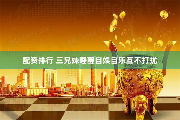 配资排行 三兄妹睡醒自娱自乐互不打扰