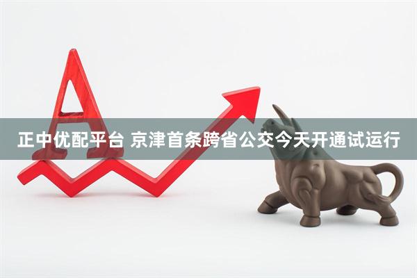 正中优配平台 京津首条跨省公交今天开通试运行